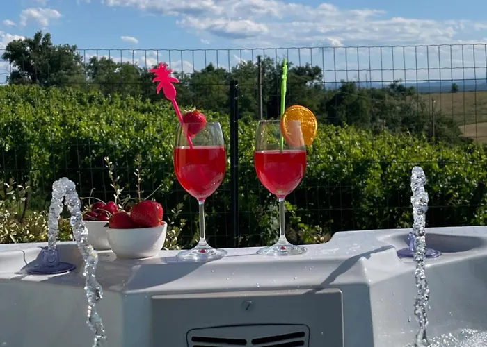 アパート Mimosa - Relax In Jacuzzi Tra I Vigneti Quargnento